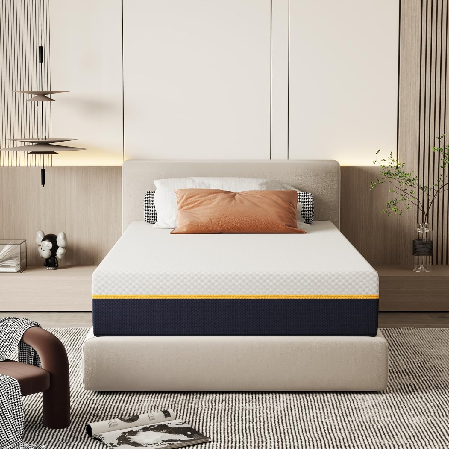 Dewinner – Matelas Mémoire De Forme 90 X 190 Cm – Hauteur 21 Cm