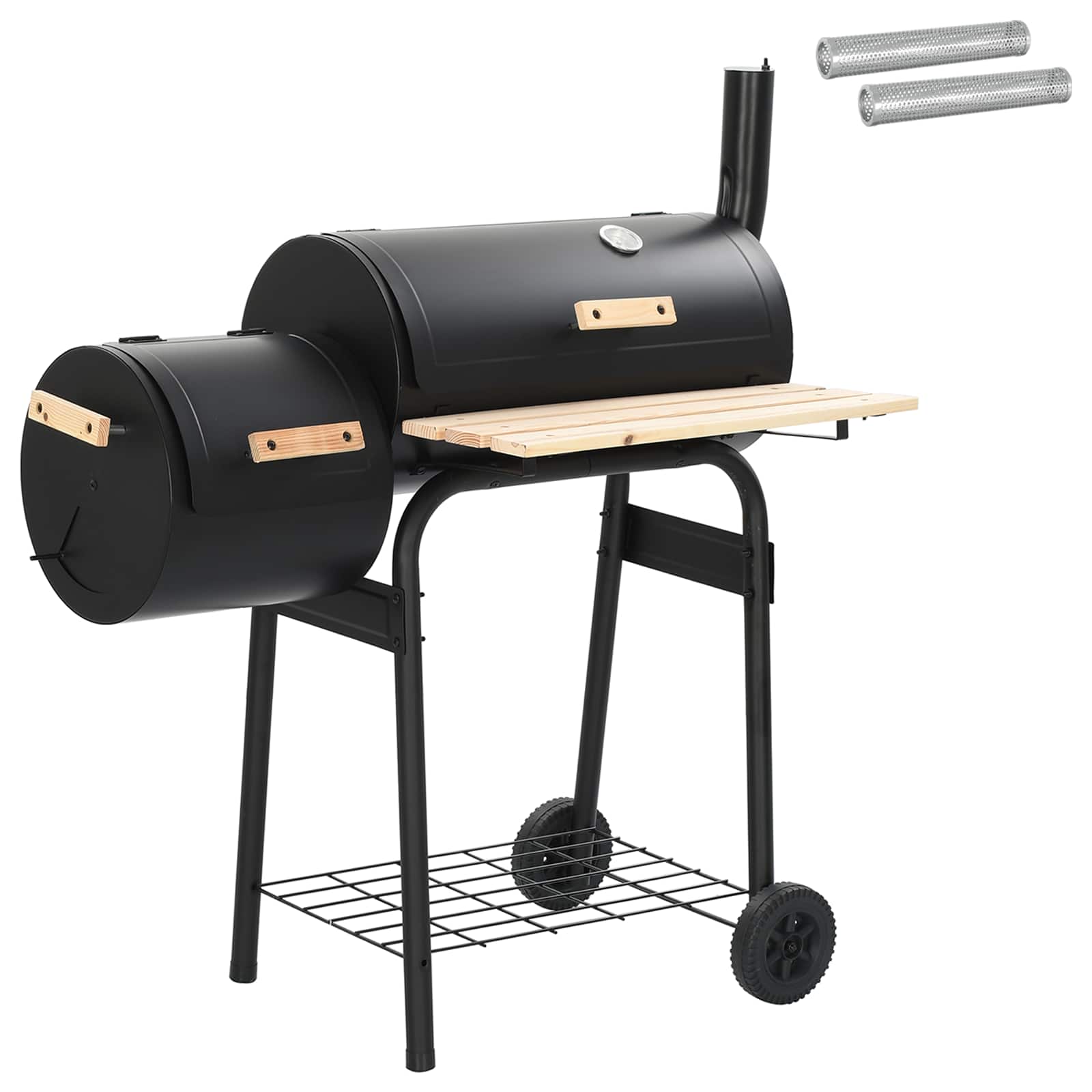 Vidaxl Schwarz Outdoor Grill 103 X 60 X 113 Cm Stahl
