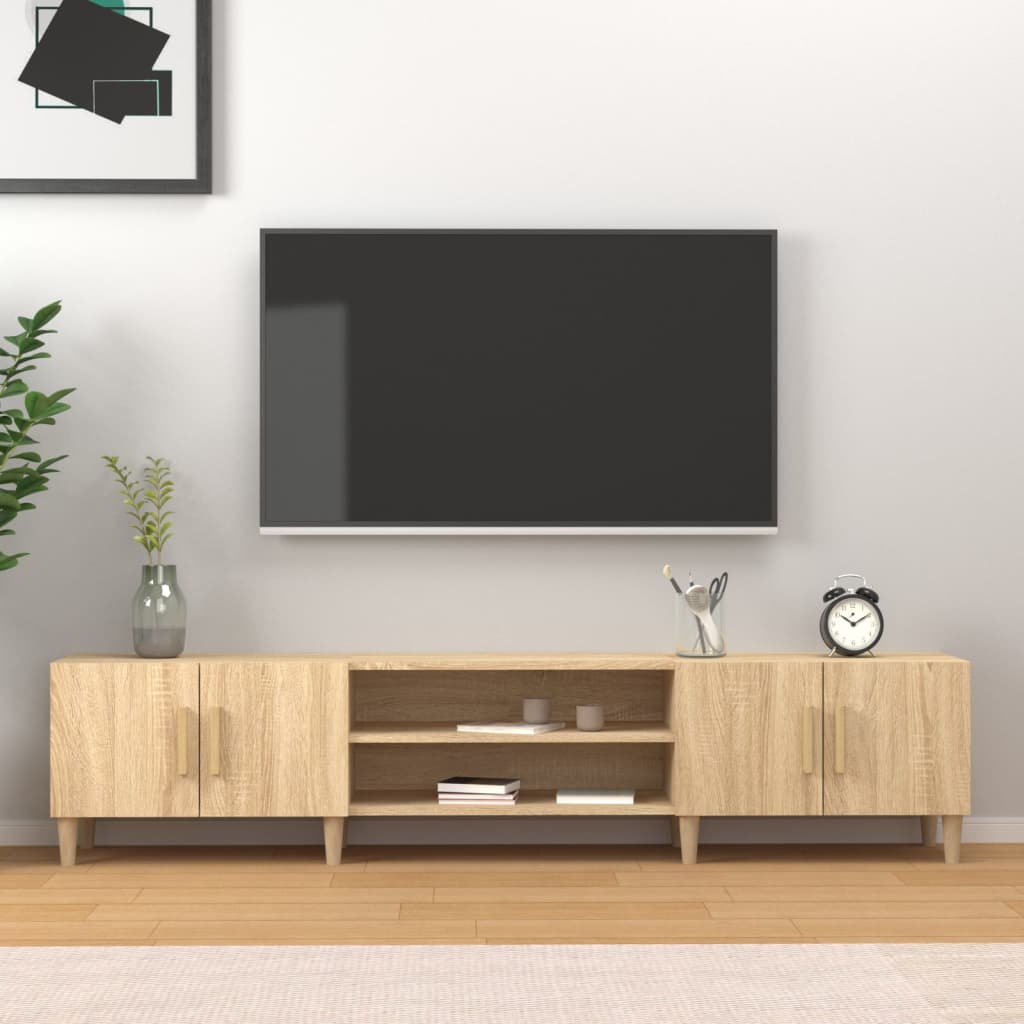 Vidaxl - Meubles Tv Chêne Sonoma 180x31,5x40 Cm Bois D'Ingénierie
