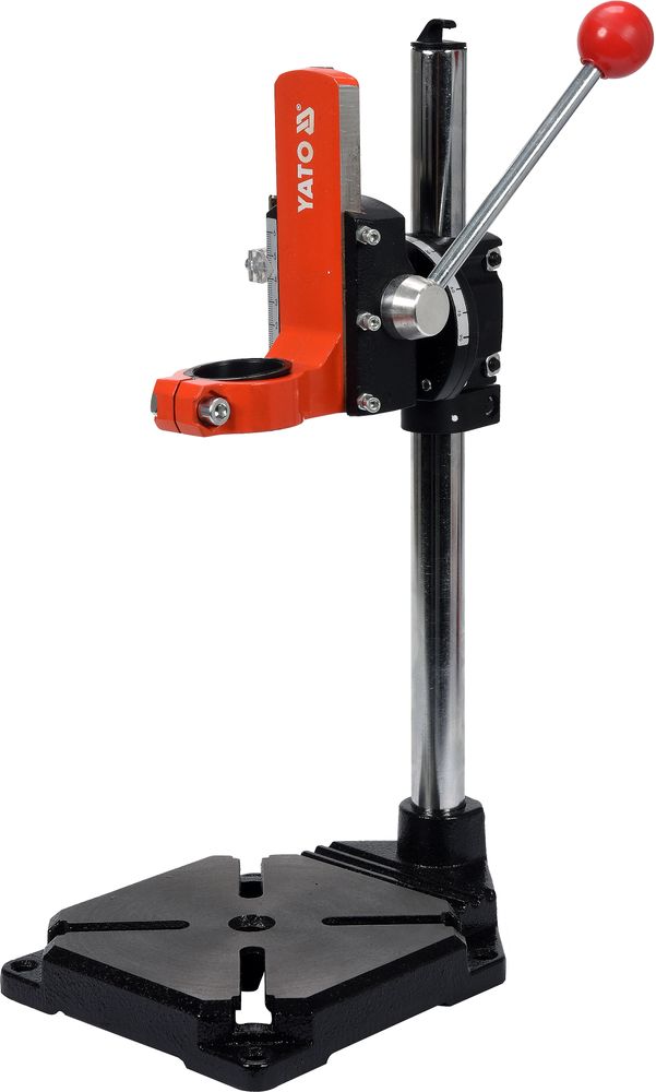 Yato Mehrfarbig Präziser Bohrständer Bohrmaschinenständer Bohrmaschinenhalter 400Mm Mit Winkelbohrfunktion Und Stabilem Stativ