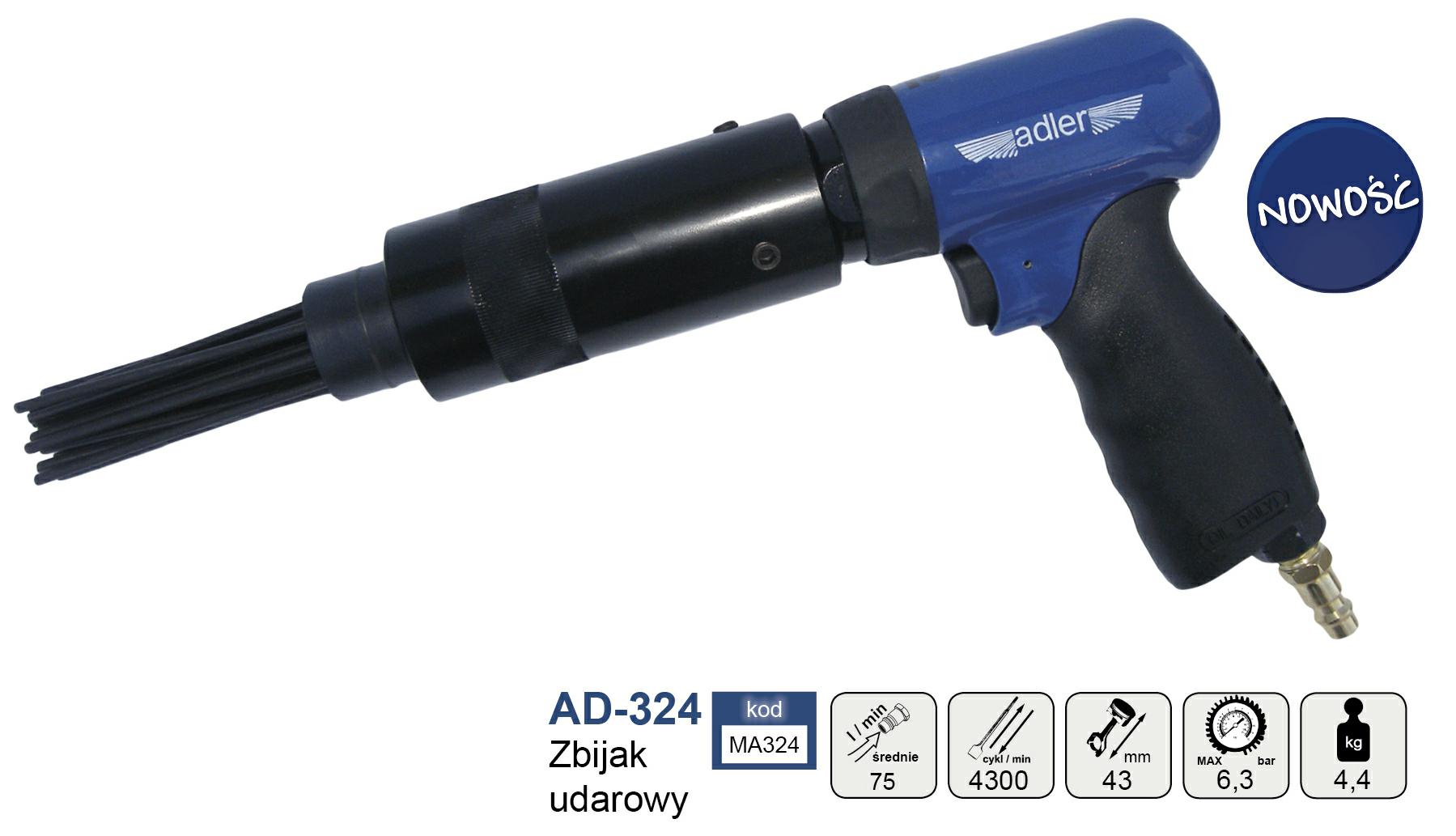 ADLER PNEUMATISCHER NADELHAMMER MA324 - Bild 5