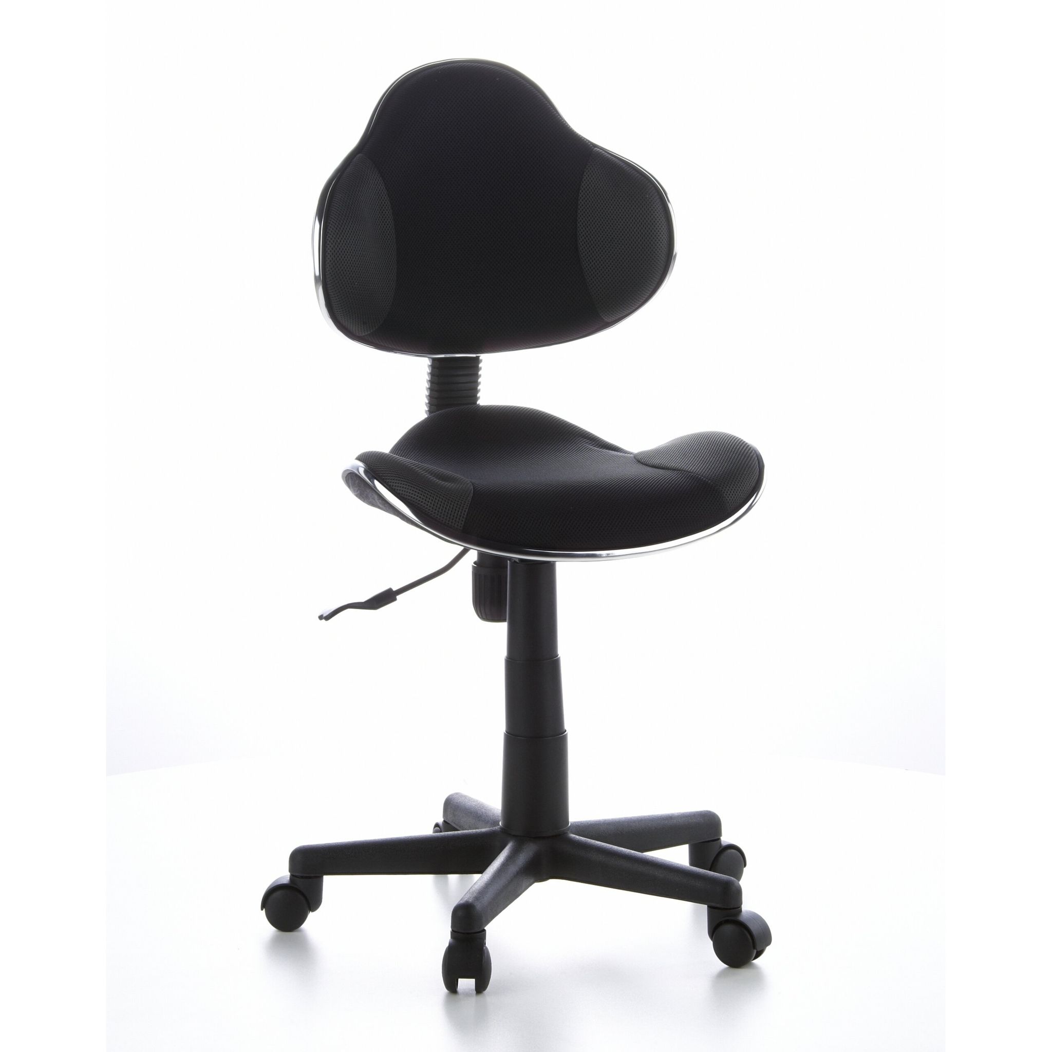 Hjh Office Grau Kinderschreibtischstuhl / Kinderstuhl Kiddy Gti-2 Stoff Schwarz - Bild 5