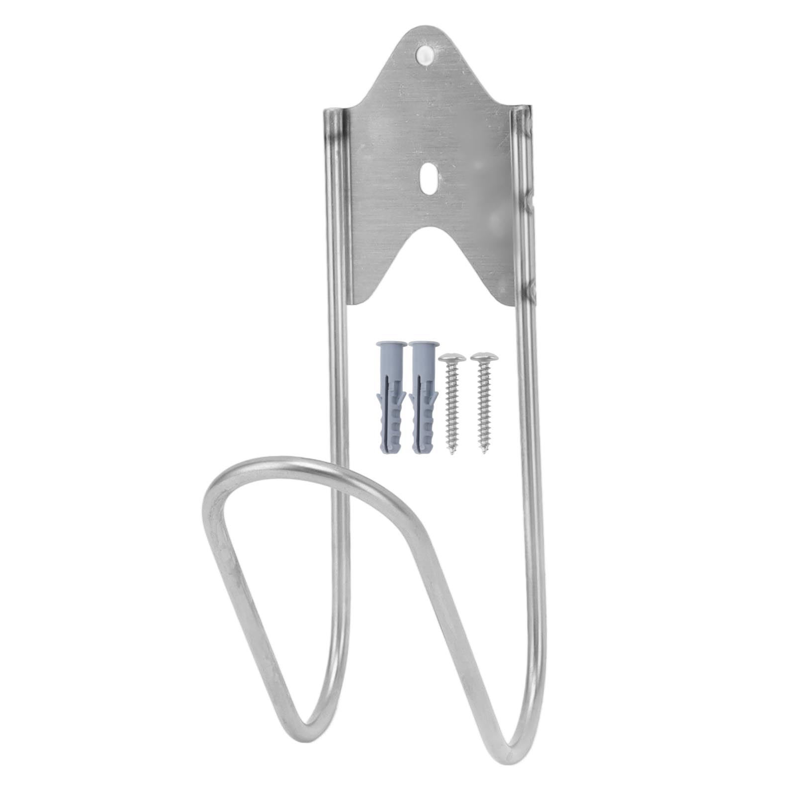 Support mural pour tuyau d'arrosage en acier inoxydable 304, cape 90 pieds de 1/2 pouce, pour garage et jardin