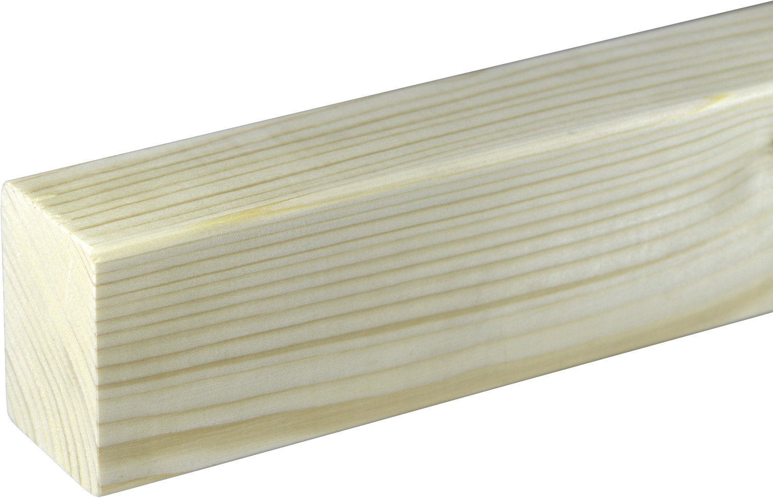 FN Neuhofer Rahmenholz gerundet 100 cm 75 x 55 mm Fichte - Image 2