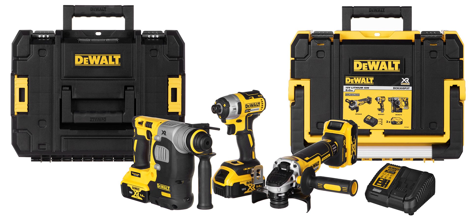 Dewalt Akku-Schlagschrauber-Set 18V / 5Ah Dck305p3t-Qw - Bild 3