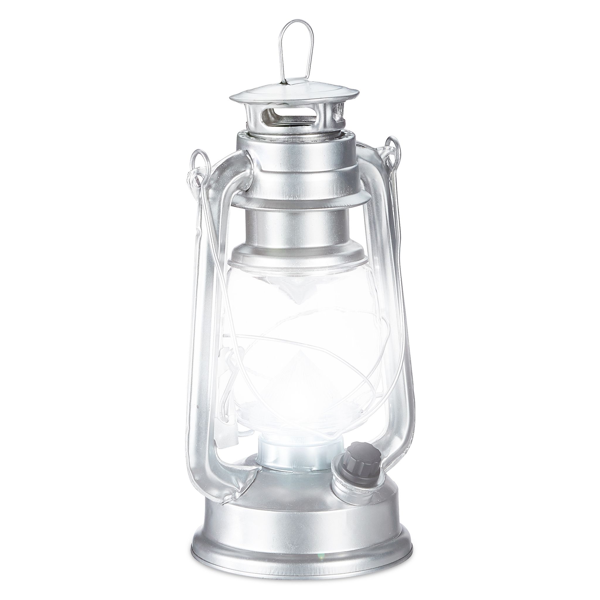 RELAXDAYS LED-Laterne silber 11,5 cm - Image 3