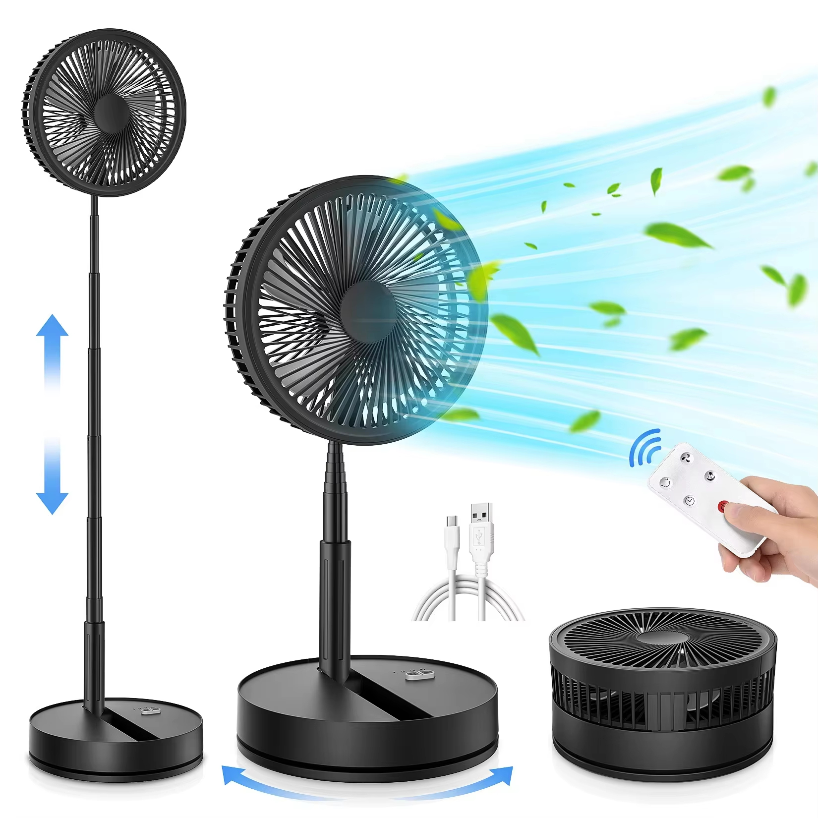 Ventilateur De Bureau Silencieux,ventilateur Sur Pied