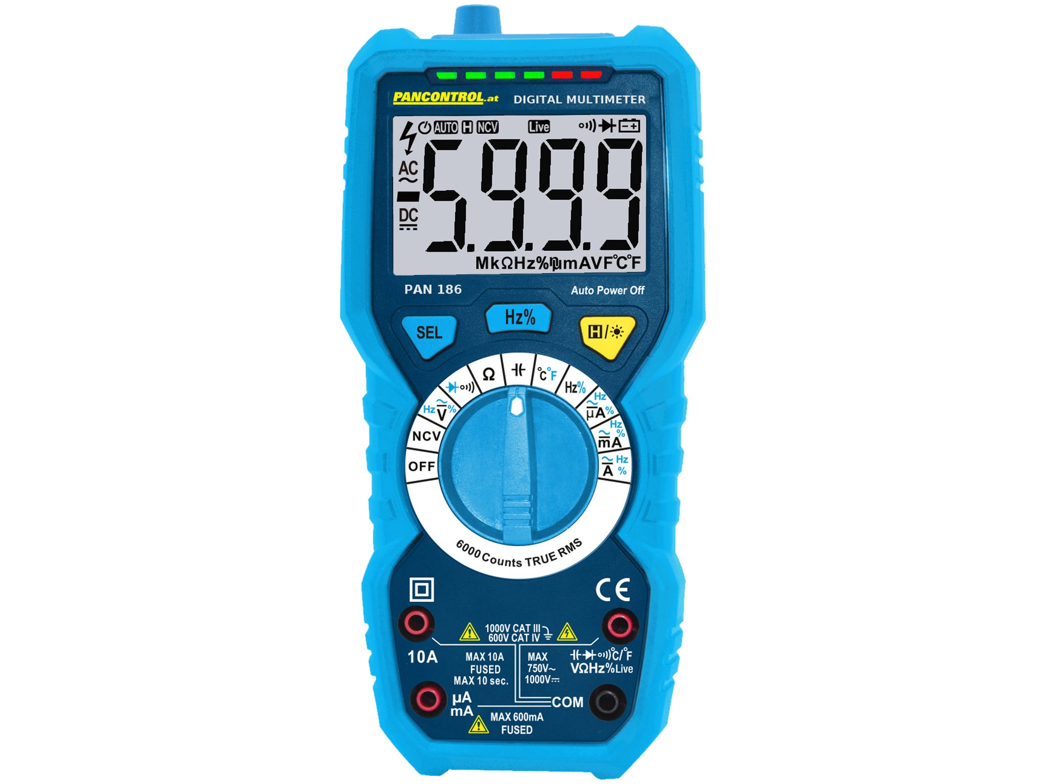 True RMS Digitalmultimeter KAT III 1000V/ KAT IV 600V PAN PAN 186 - Bild 5