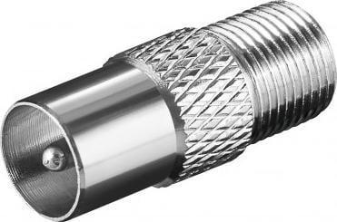 Adapter Goobay 4040849113956 Satellitenkabel F-stecker Koaxial