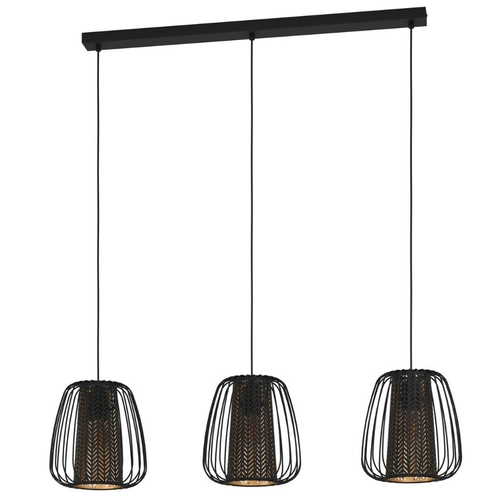 EGLO CURASAO Hngeleuchte schwarz gold - Bild 6