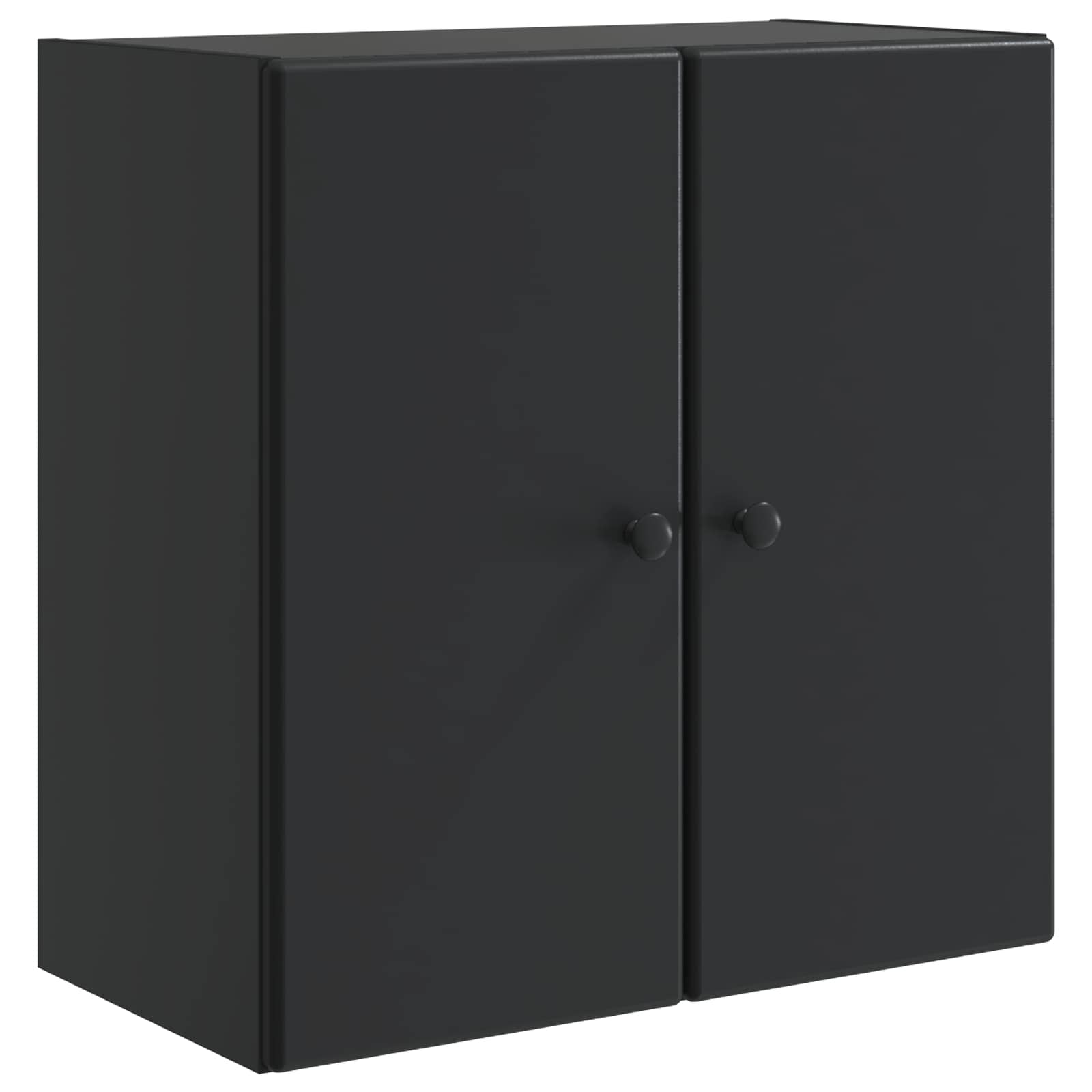 Wall-mounted Cabinet Black 59 X 31 X 60 Cm Engineered Wood Vidaxl