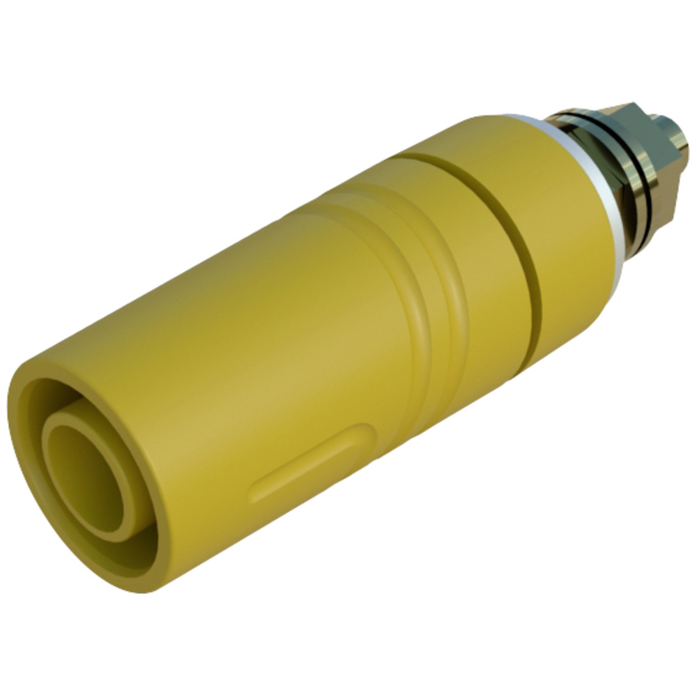 Sks Hirschmann Gelb Sab 2600 G M4 Au Sicherheits-Laborbuchse Buchse, Einbau Vertikal Stift-Ø: 4 Mm 1