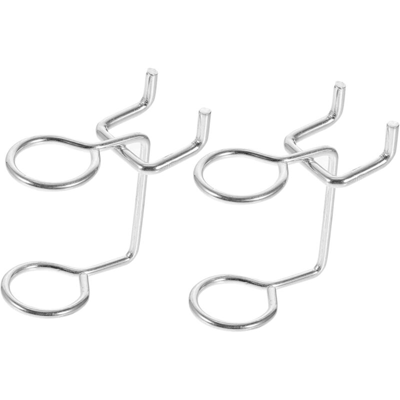 Crochets pour panneau perforé, porte-outils et étagère murale, lot de 10