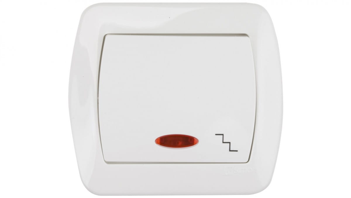 Kontakt AW6L/11, Schalter + Taster, Weiss - Bild 4