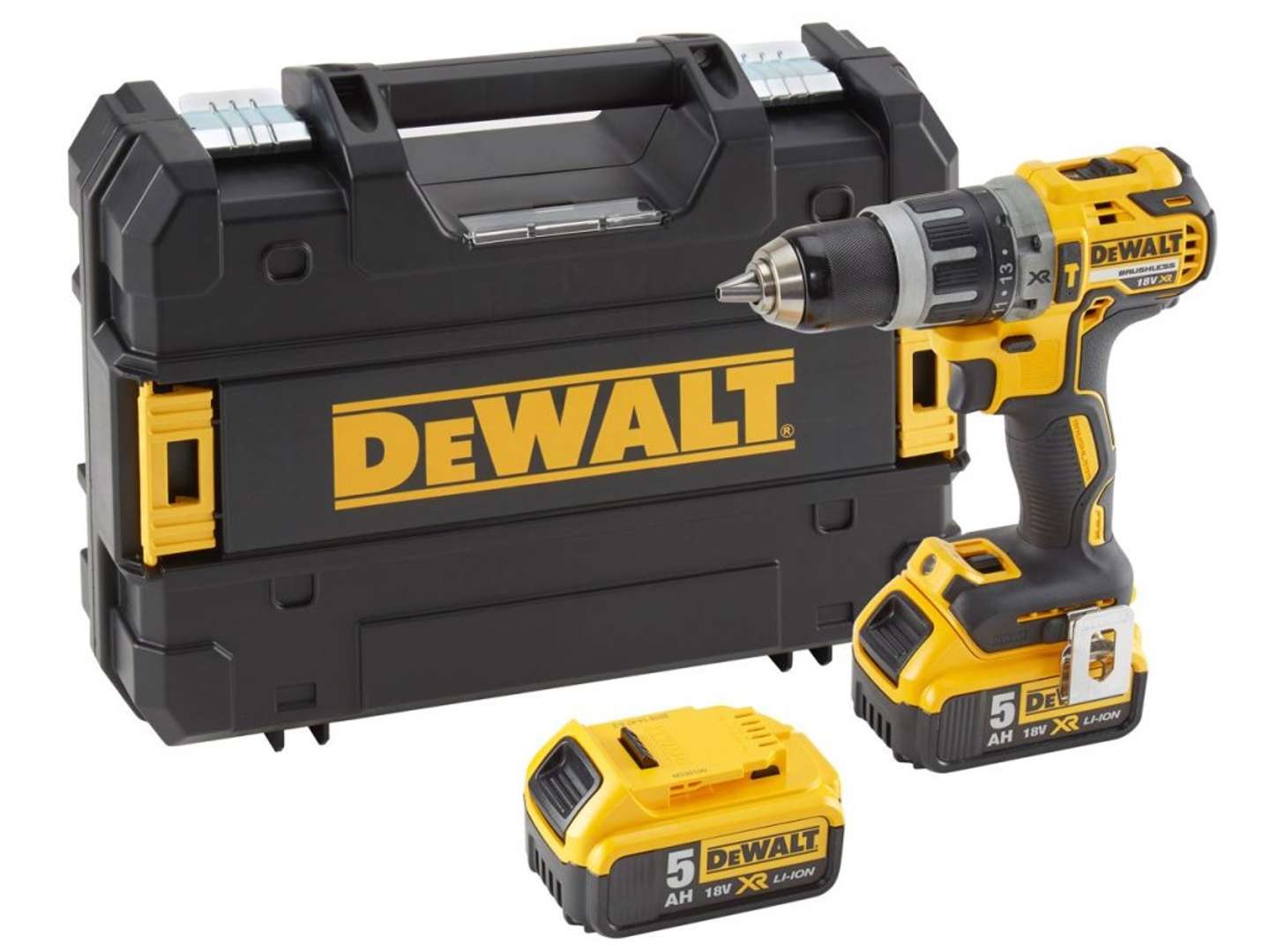 Dewalt 18V XR Brushless Hammer Drill Driver - 2 x 5Ah - Bild 4