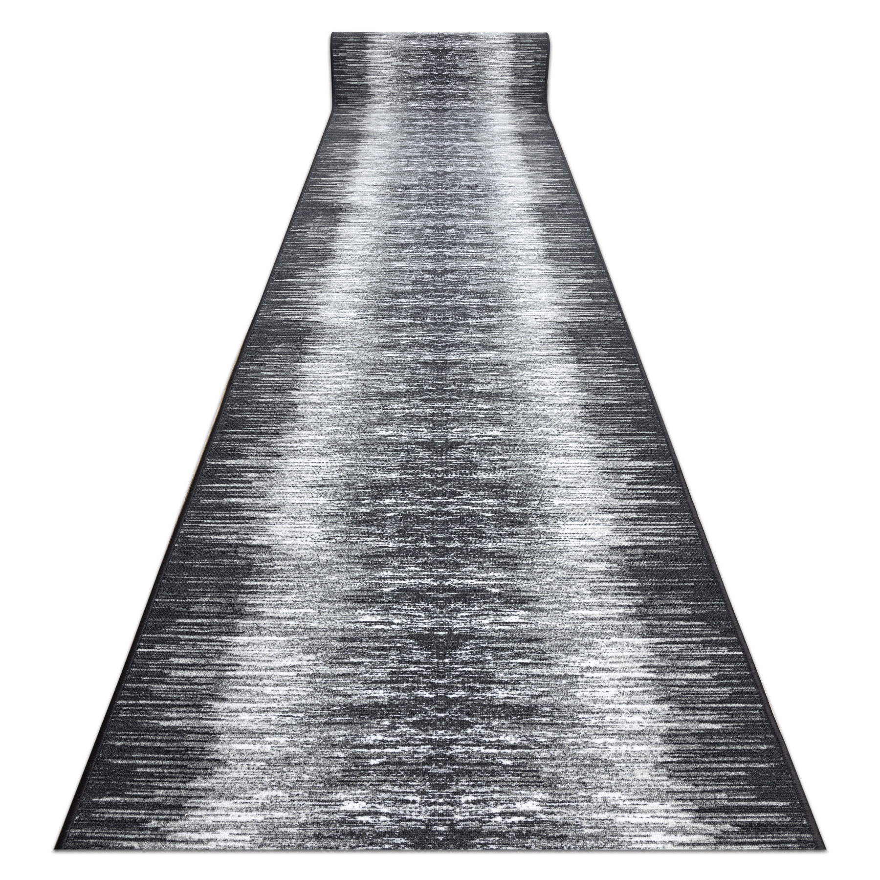 Passatoia Gommata Toltec Grigio 67 Cm Grey 67x870 Cm