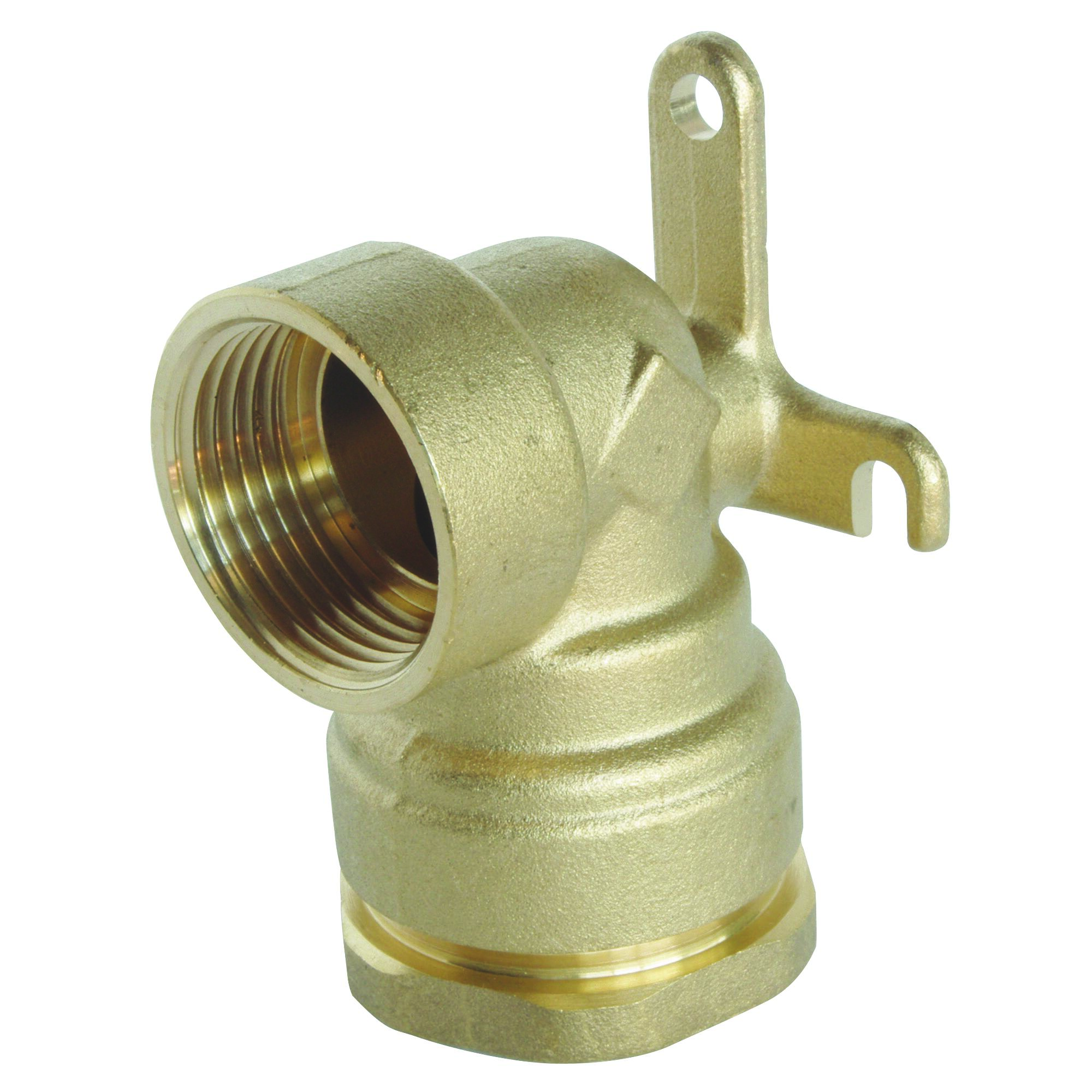 Coude Laiton Applique Femelle 1/2' (15/21) Pour Tube Pe Ø20 Somatherm