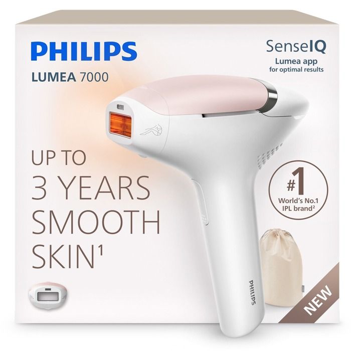 Philips Lumea IPL 7000 BRI930/00 IPL Haarentfernungsgerät mit SenseIQ, Lichtimpulstechnologie (IPL), Weiß, Hellrosa, AC, 100 - 240 V, 19.5 V - Image 5