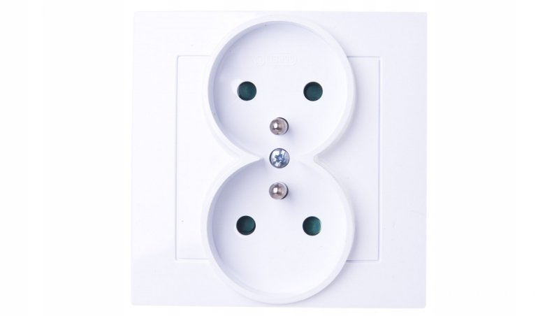 Ospel GP-2GZP/00 Steckdosenleiste, IP20, 16 A, 84 mm, 45 mm, 84 mm, Weiß - Bild 4