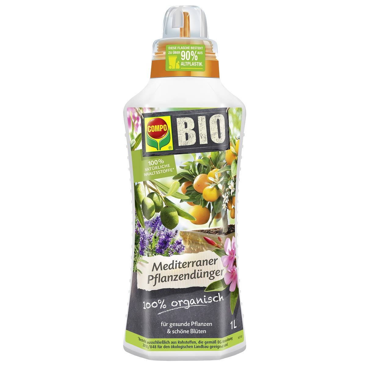 Engrais Plante Compo Mediterraner Organique 1 Litre
