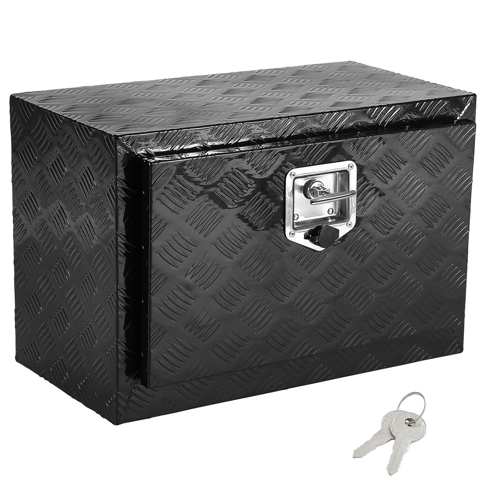 Coffre de camion sous châssis en aluminium, 60x35x40 cm, étanche avec verrou et clés, lot de 1