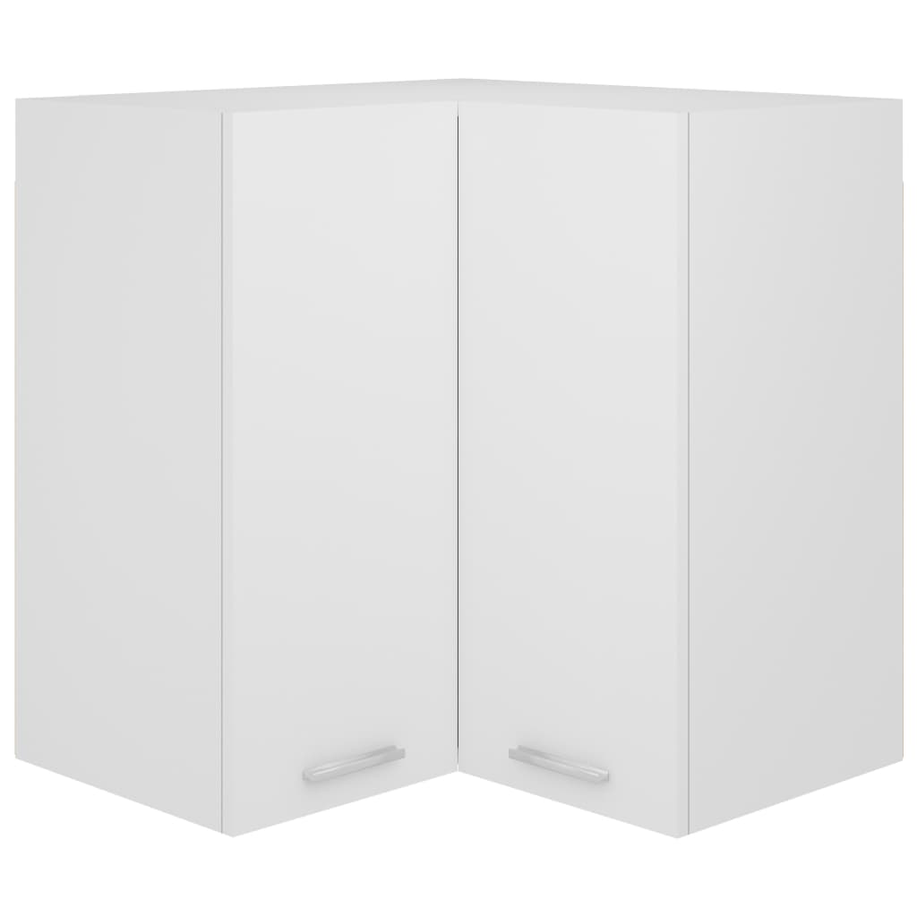 Vidaxl - Armoire D'Angle Suspendue Blanc 57x57x60 Cm Bois