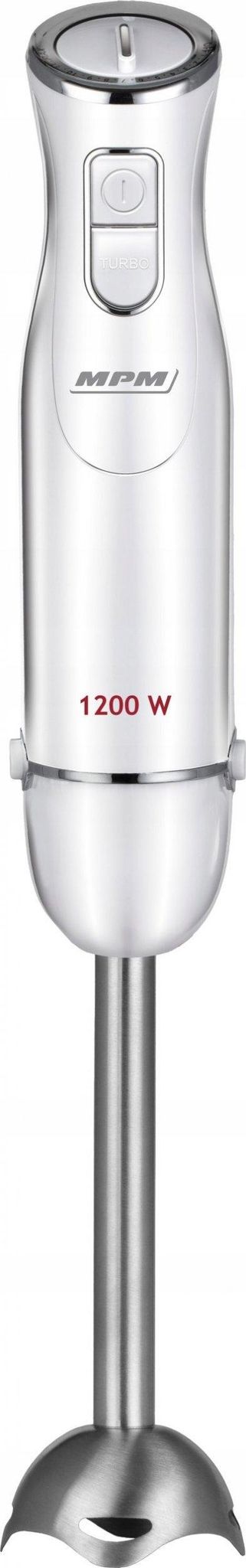 Mpm Mbl-35 Frullatore Bianco 1200w Con Funzione Turbo