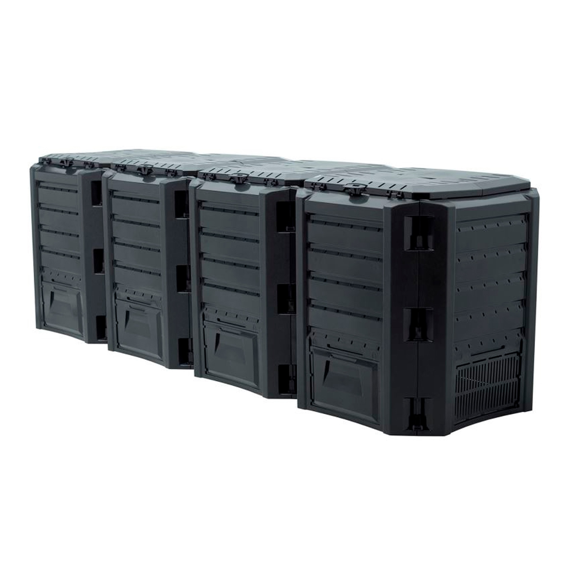 Prosperplast modularer Kompostbehälter 1600L schwarz (IKSM1600C) - Image 3