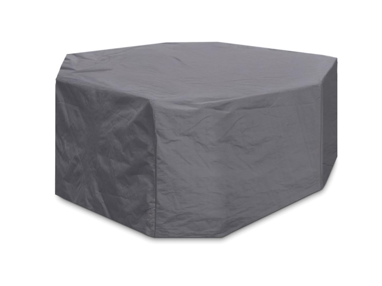 Velleman Grau - Wetterfeste Schutzhülle Abdeckung Achteckig Für Garten Lounge Set, 220X220x95cm