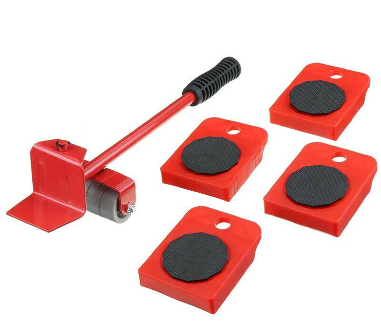 Sollevatore Mobili Kit Spostamento Solleva Oggetti 4 Piastre Spostare  BES