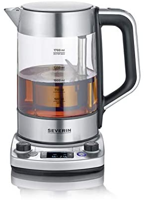 Severin Edelstahlfarben Schwarz Wasser-/Teekocher "Wk 3422" 3000 W Temperaturstufen Von 40C – 100C In 5C-Schritten Wählbar von Baur - Image 9