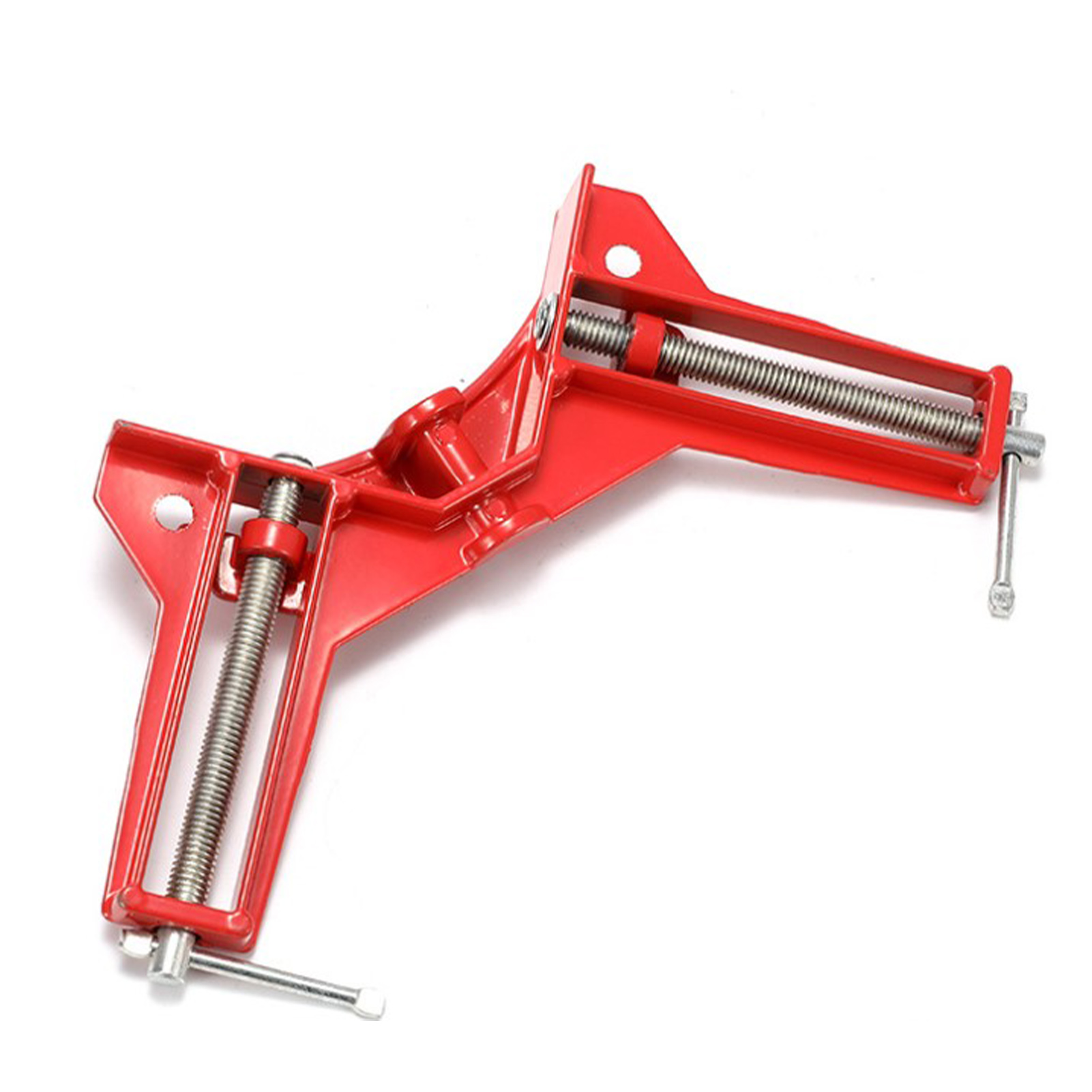 Pince d'angle à 90° en alliage d'aluminium, serrage 74 mm, lot de 4