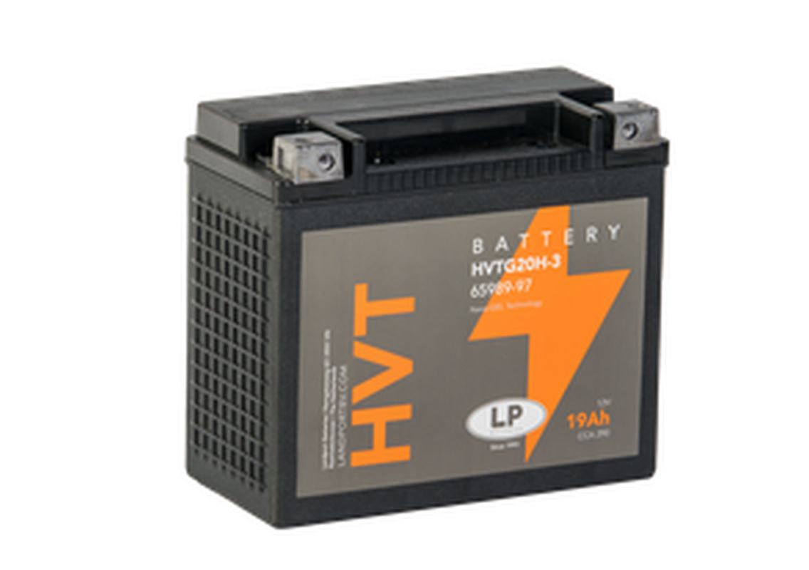 Landport Gelbatterie Hvtg20h-3 (mh Hvtg20h-3) 12v 19ah 176x87x153 Schwerer V-twin Wartungsfrei - Flüssig (erhöhter Kurbelstrom 290ah) (4) - Ersetzt