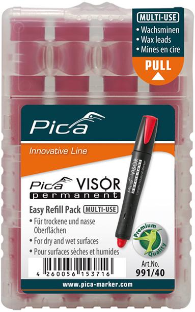 Pica-Marker Rot Visor Ersatzminen 991/40 (Ve4) - Bild 3