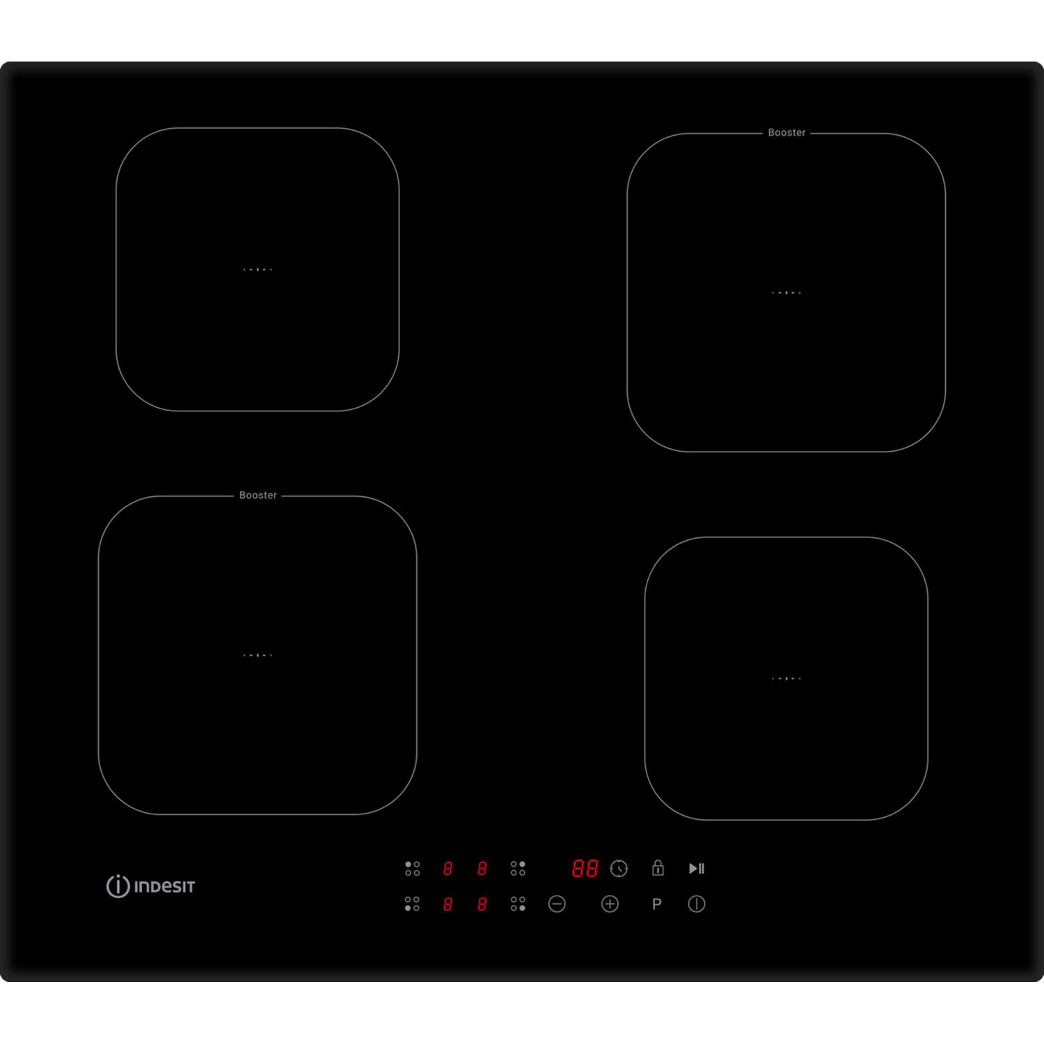 Indesit Schwarz Is F 18Q60 Ne, Induktionskochfeld, 60Cm, Kochfeld, - Image 3