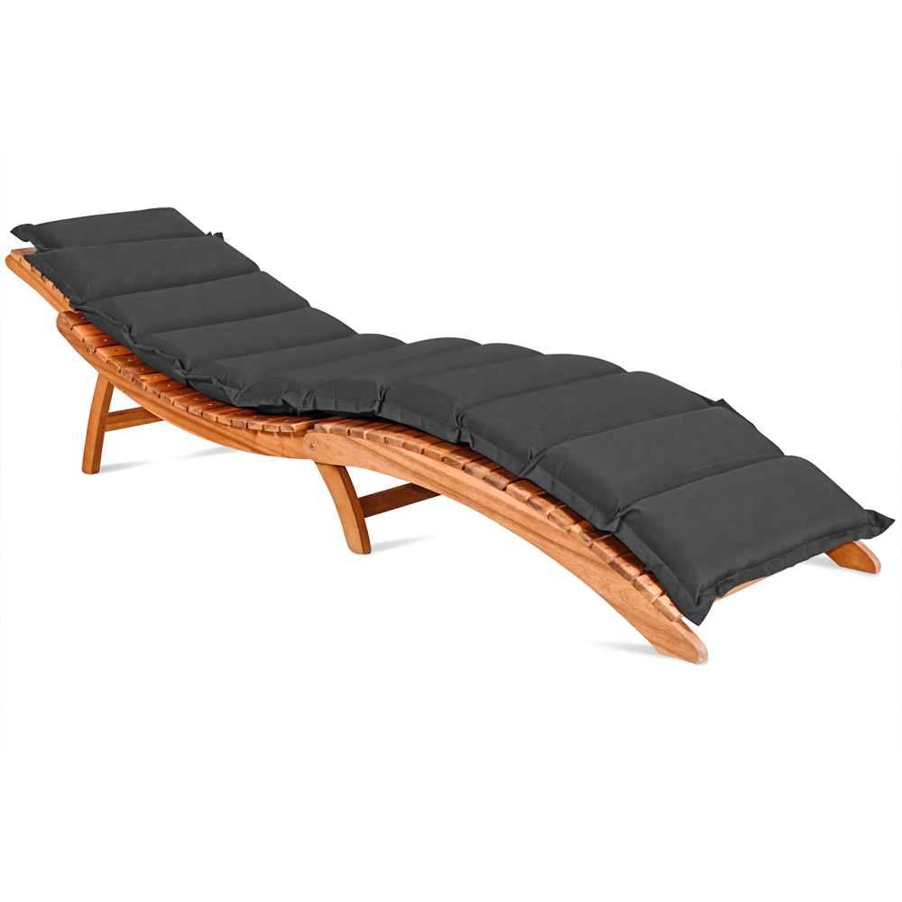 Coussin Pour Chaise Longue Rembourré 7 Cm D'Épaisseur Oreiller Inclus