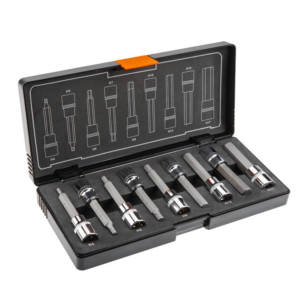 Neo Tools Neo Professionelles Steckschlüsselsatz 9-Teilig Stahl