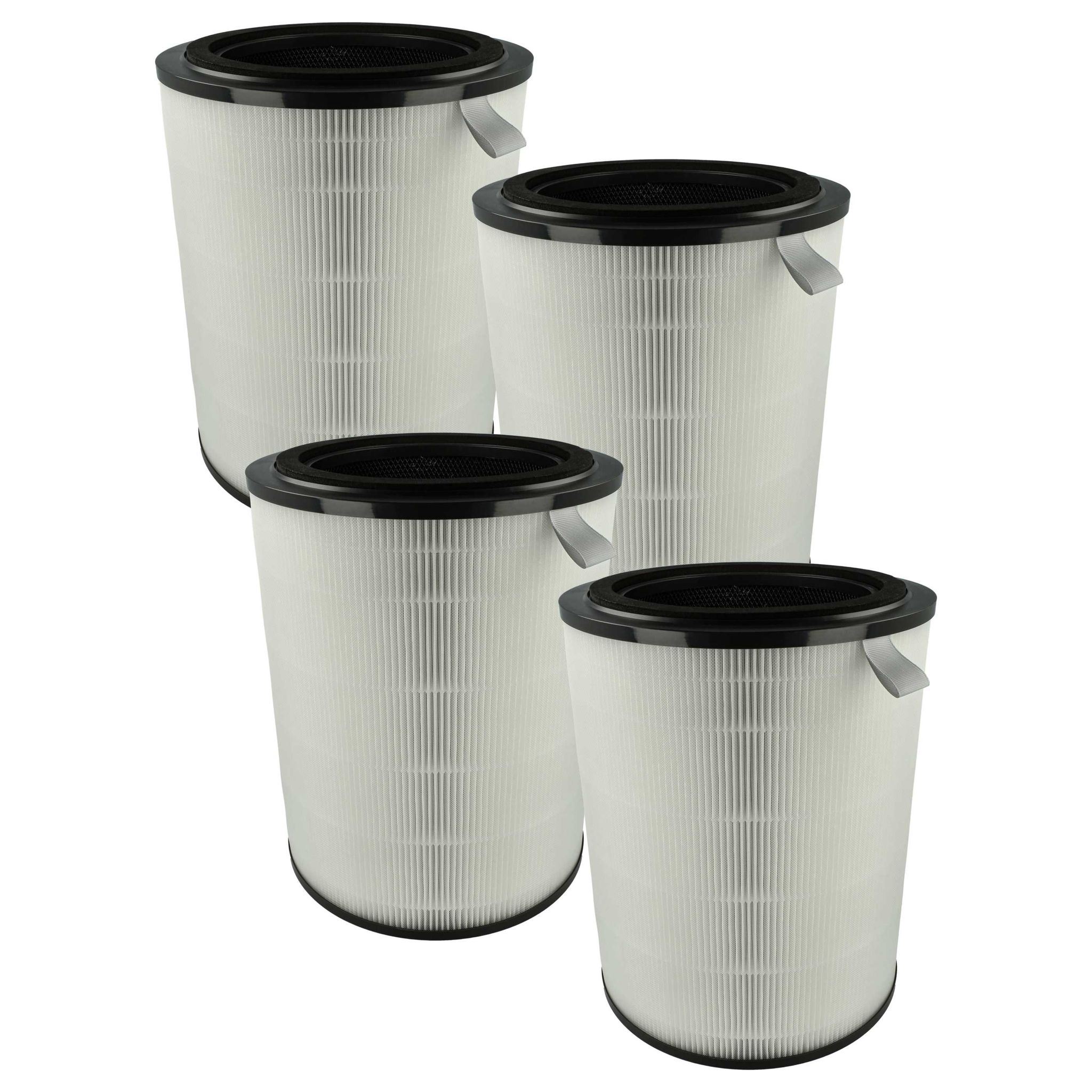 4x Aktivkohlefilter Kompatibel Mit Philips Ac2959, Ac29xx Luftreiniger - Luftfilter Schwarz Weiß - Vhbw