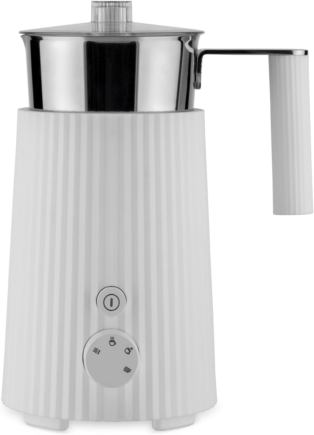 Alessi Weiss Plissé Milchaufschäumer, Milchaufschäumer, - Bild 7