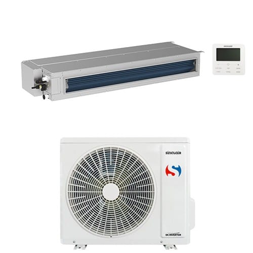 Climatizzatore Condizionatore Sinclair Canalizzato 24000 Btu Asd-24bi2 Inverter R32 Classe A++/a+