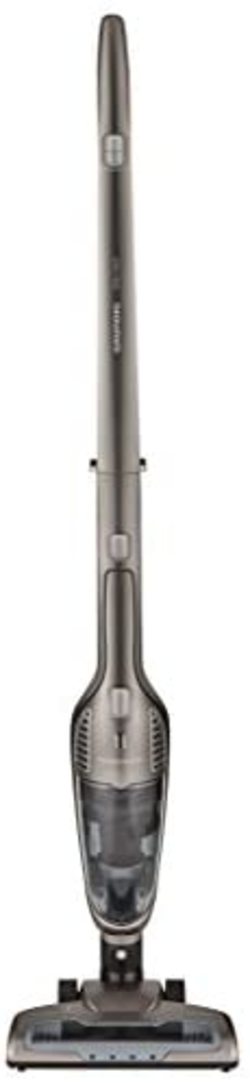 Grundig VCH 9832 Stabstaubsauger/Elektrischer Besen 2-in-1-Stabstaubsauger Akku Trocken Staubbeutel 0,5 l Silber, Titan
