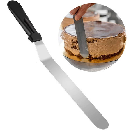 Springos Tortenspachtel Tortenmesser Edelstahl Küchenspachtel 3 X 42 Cm