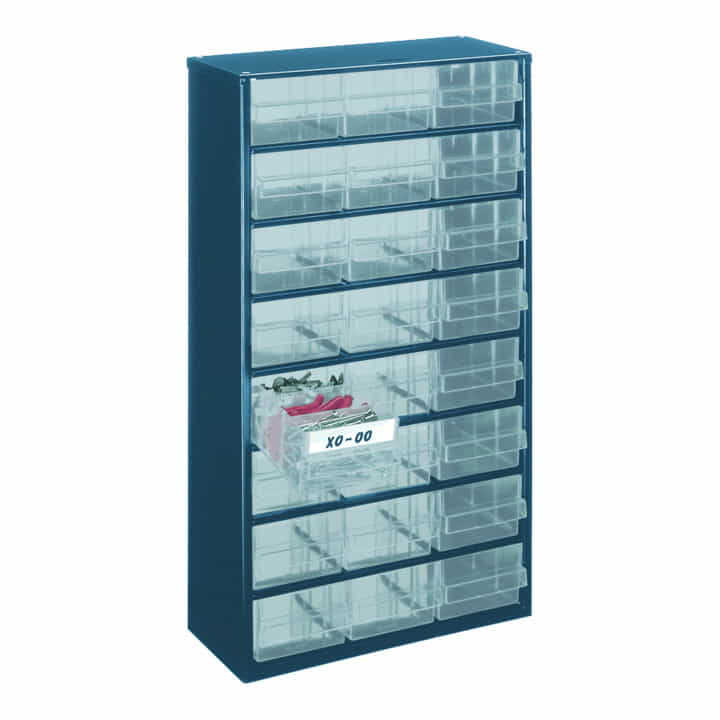 Raaco Kleinteilemagazin B306xt150xh552mm Galvanisiertes Stahlbl.24 Schubl.pp - Bild 3