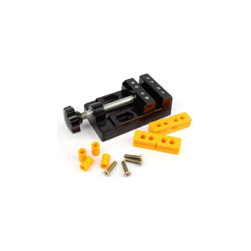 Mini étau de table en aluminium, mors 0-53 mm, pour petits objets ronds ou carrés
