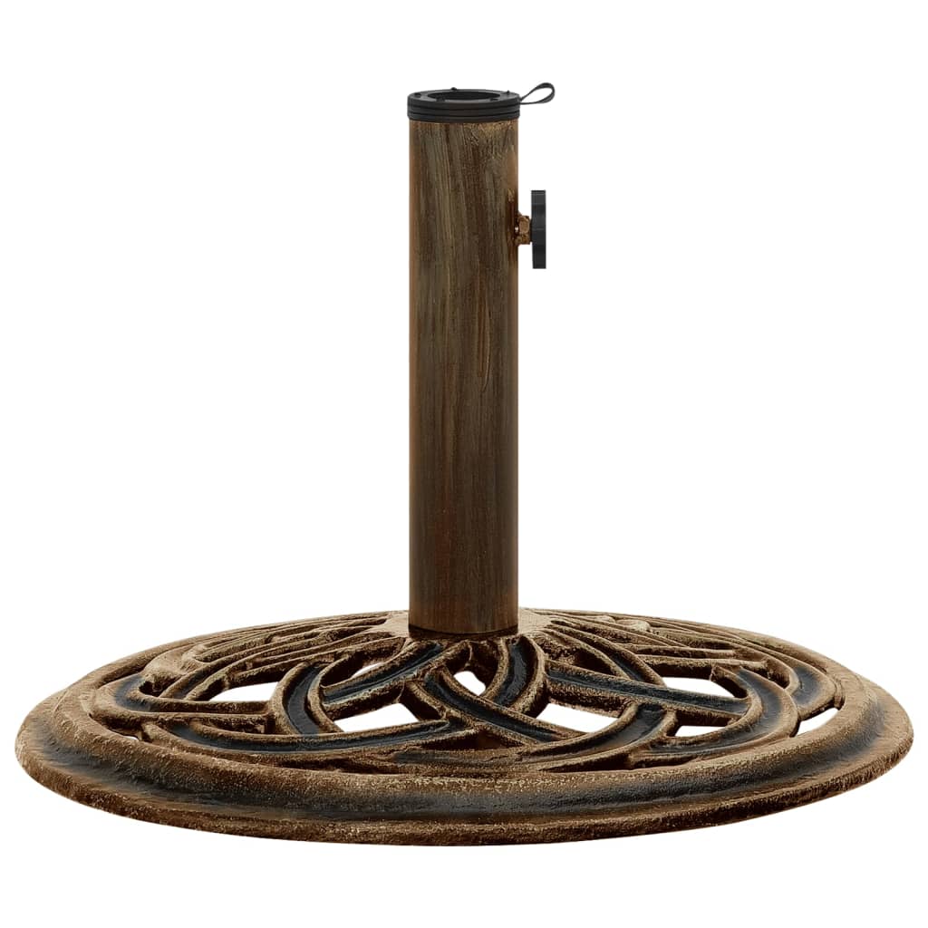 Pied De Parasol Socle De Parasol - Bronze 44x44x31 Cm Fonte Bv328268