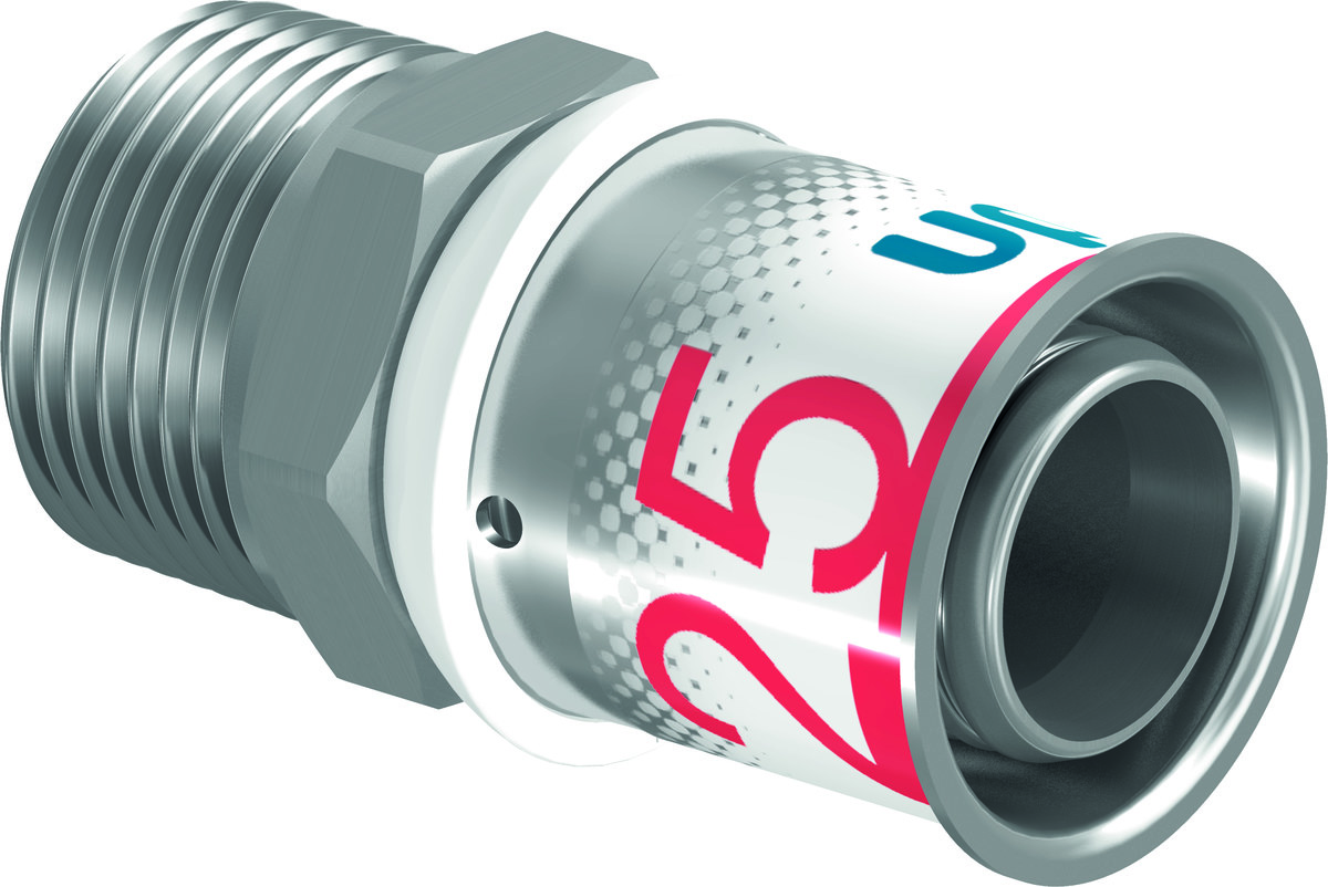 Uponor S-Press PLUS MLC Übergangsnippel 25mm x 1"" AG - Bild 4