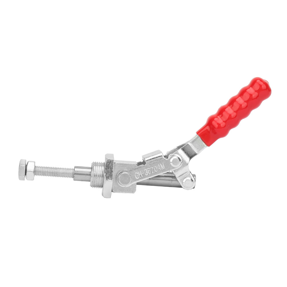 Serre-joint à cliquet pousser-tirer en acier inoxydable, force 318 kg, vis M10, 220 mm