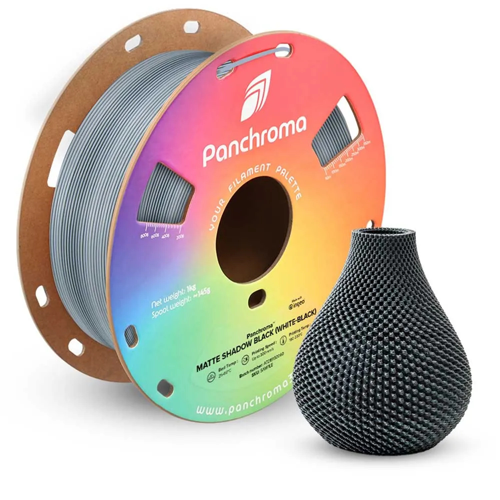 Polymaker PLA Filament Panchroma Dual Matte Shadow Black 1,75 mm 1 kg 3D Drucker - Bild 6