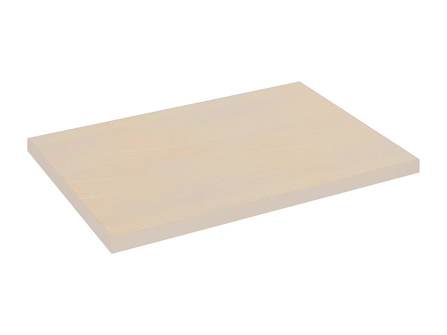 Plan de travail pour établi en bois aggloméré épaisseur 30 mm, 75 x 52 cm, charge 70 kg