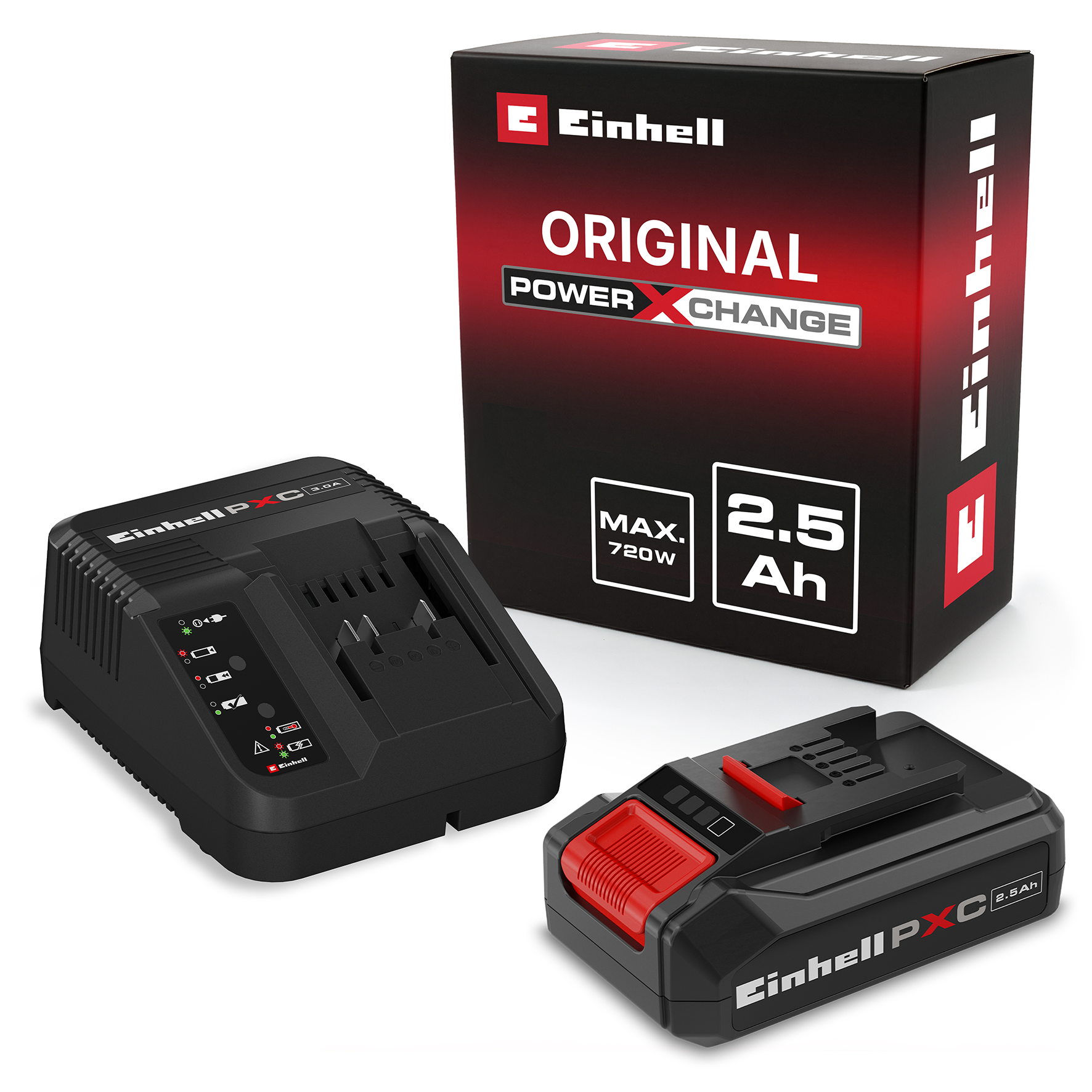 Einhell Starter Kit Power-X Kit Akku 18V 2,5Ah + Schnellladegerät - Image 5